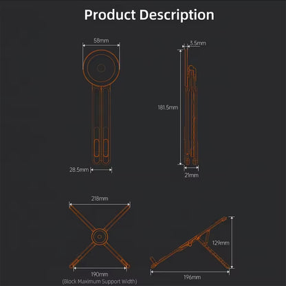 Magnetic Phone Tripod Stand