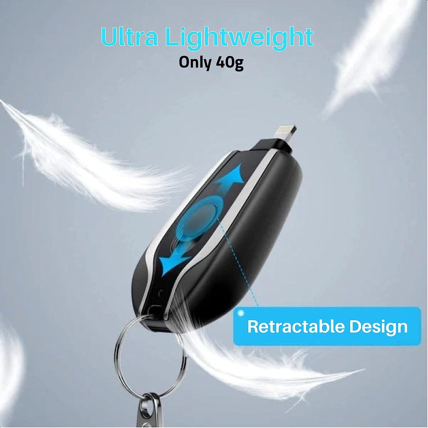 USB C Keychain Power Bank